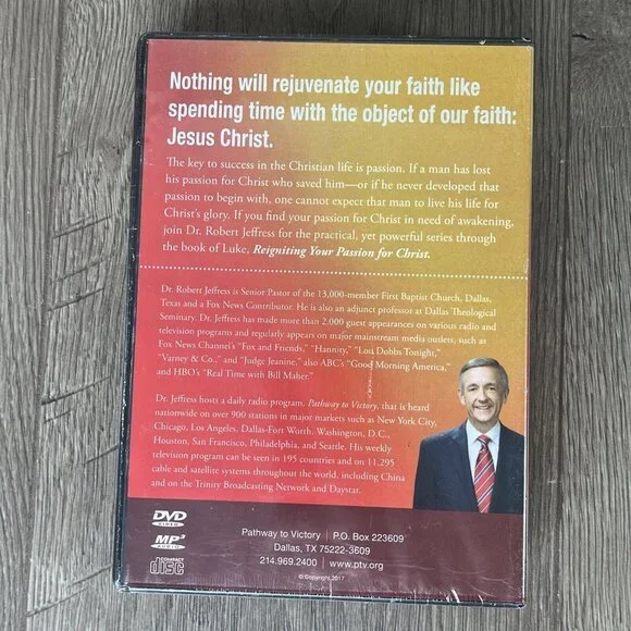 Dr. Robert Jeffress: Reigniting Passion For Christ Vol 1 (DVD + MP3 + CD) Sealed - Picture 3 of 9